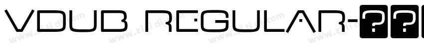 VDub Regular字体转换